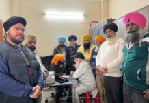 ਗੁਰੂ ਤੇਗ ਬਹਾਦਰ ਜੀ ਦੀ ਸ਼ਹੀਦੀ ਦਿਹਾੜੇ ਨੂੰ ਸਮਰਪਿਤ ਗੁਰਦੁਆਰਾ ਗੁਰਦੇਵ ਨਗਰ ਵਿਖੇ ਅੱਖਾਂ ਦਾ ਫਰੀ ਚੈਕਅਪ ਕੈਂਪ ਲਗਾਇਆ ਗਿਆ