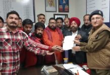 नशे के खिलाफ एंटी ड्रग्स फाॅर्स ने दिया जालंधर प्रशासन को मांगपत्र :- विनय कपूर,संदीप पाहवा