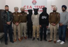 ਜਲੰਧਰ ਕਮਿਸ਼ਨਰੇਟ ਪੁਲਿਸ ਨੇ ਸ਼ਹਿਰ ਦੇ ਹਾਈ ਪ੍ਰੋਫਾਈਲ ਡਕੈਤੀ ਮਾਮਲੇ ਨੂੰ ਸੁਲਝਾਇਆ, ਤਿੰਨ ਦੋਸ਼ੀਆਂ ਨੂੰ 13.5 ਲੱਖ ਰੁਪਏ ਅਤੇ 28,500 ਥਾਈ ਬਾਟ ਨਾਲ ਗ੍ਰਿਫ਼ਤਾਰ ਕੀਤਾ