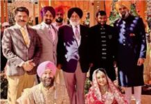 सुखबीर की बेटी हरकीरत एनआरआई तेजबीर के साथ विवाह बंधन में बंधीं