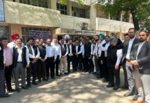 एनआईए द्वारा वकील को परेशान करने को लेकर डीबीए ने किया प्रदर्शन, नो वर्क डे रखा