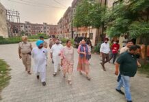 जालंधर इंप्रूवमैंट ट्रस्ट की चेयरपर्सन राजविंदर कौर थियाड़ा ने बीबी भानी कॉम्पलैक्स पहुंची, 50 फ्लैटों का कब्जा लेने के आदेश