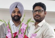 हाकम थापर बने डिप्टी डायरेक्टर, मनविंदर सिंह ने गर्मजोशी से स्वागत किया