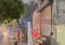 जालंधर में आंधी-तूफान का कहर: तिरंगे का पोल गिरने से बाइक सवार घायल