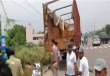 जालंधर में सड़क हादसा: ट्रक से टकराई एक्टिवा, बुजुर्ग की मौत