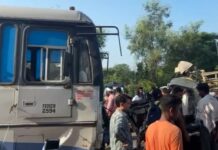 बस ड्राइवर को नींद आने से बड़ा सड़क हादसा: जालंधर-कपूरथला रोड पर बस ने छोटा हाथी को मारी टक्कर, तीन की मौत