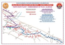 आज जालंधर पहुंचेगा नगर कीर्तन, कमिश्नरेट पुलिस ने जारी किया रूट प्लान