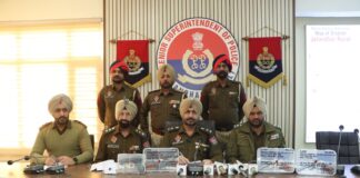 जालंधर देहात की लांबड़ा पुलिस ने तीन देसी पिस्तौल और दो जिंदा कारतूस सहित 3 लुटेरे पकड़े, कई वारदातें कबूली