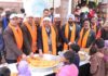 दशम पातशाही गुरु गोबिंद सिंह जी के पावन पर्व पर किया गया लंगर का आयोजन