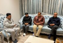 मेयर विनीत धीर के निवास पर पहुंचे लोकल गवर्नमेंट मिनिस्टर रवजोत सिंह, पिता के निधन पर जताया शोक