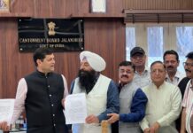 ਜਲੰਧਰ ਕੈਂਟ ‘ਚ ਟੈਕਸ ਨੋਟਿਸਾਂ ਖ਼ਿਲਾਫ਼ ਡੈਪੂਟੇਸ਼ਨ: ਧਾਰਾ 73A/73B ਵਿੱਚ ਰਾਹਤ ਦੀ ਮੰਗ, 10 ਦਿਨਾਂ ਵਿੱਚ ਕਾਰਵਾਈ ਦਾ ਭਰੋਸਾ