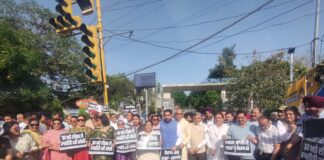 जालंधर भाजपा का विशाल रोष मार्च: पंजाब मे निरंतर हो रहे ग्रेनेड हमलों और बाबा साहिब अम्बेडकर जी की प्रतिमा की 9वी बार बेअदबी के खिलाफ सैंकड़ों भाजपा वर्करों का फूंका गुस्सा