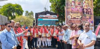 श्री बद्री केदार लंगर सेवा समिति जालंधर ने बद्रीनाथ धाम के लिए भंडारे का सामान किया रवाना, सोढल मंदिर में हवन-पूजन के बाद ट्रकों को दिखाई हरी झंडी