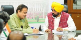 दिल्ली में CM भगवंत मान की बड़ी बैठक: नितिन गडकरी के साथ पंजाब के हाईवे, पुल और रुके प्रोजेक्ट्स पर हुई अहम चर्चा