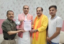 सनातन सेवा समिति जालंधर के जिला अध्यक्ष बने डॉ. बीडी शर्मा