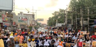 ਵੱਖ ਵੱਖ ਜਥੇਬੰਦੀਆਂ ਵੱਲੋਂ ਸਤਲੁਜ ਫਿਲਮ ਤੇ ਪਾਬੰਦੀ ਲਾਉਣ ਦੇ ਖਿਲਾਫ ਕਢਿਆ ਰੋਸ ਮਾਰਚ