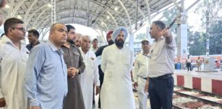 केवल सिंह ढिल्लों ने लिया प्रधानमंत्री नरेंद्र मोदी के जालंधर दौरे की तैयारियों का जायजा, रेलवे स्टेशन और रैली स्थल का किया निरीक्षण