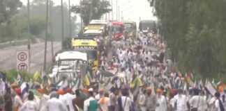 दिल्ली कूच से पहले शंभू बॉर्डर सील: किसानों के रास्ते में कड़ी सुरक्षा व्यवस्था, हरियाणा पुलिस अलर्ट; किसानों के काफिले फतेहगढ़ साहिब से रवाना