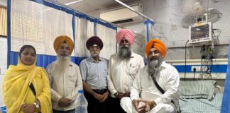 ਭਾਈ ਸਰਬਜੀਤ ਸਿੰਘ ਐਮ ਪੀ ਦੀ ਮੋਹਾਲੀ ਤੋਂ ਬਾਬਾ ਬਕਾਲਾ ਜਾਂਦੇ ਸਿਹਤ ਵਿਗੜੀ ਜਲੰਧਰ ਹੌਸਪੀਟਲ ਵਿਚ ਦਾਖਲ ਕਰਵਾਈ