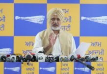 सेंट्रल ग्राउंडवाटर बोर्ड का डेटा इस बात का सबूत है कि भगवंत मान सरकार ने पंजाब के दशकों पुराने ग्राउंडवाटर संकट को ठीक करना शुरू कर दिया है: बलतेज पन्नू