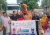 जालंधर में AAP ने चलाया मिशन क्लीन:कैबिनेट मंत्री, मेयर और डीसी ने सड़कों पर झाड़ू लगाया, गीला-सूखा कचरा अलग करने की अपील
