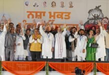 पंजाब में भाजपा की हुंकार: गृहमंत्री शाह ने श्री देवी तालाब मंदिर में नतमस्तक हो की चुनावी अभियान की शुरुआत, बोले- इस पावन धरा को शत-शत नमन