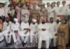 जालंधर में कांग्रेस का BJP के खिलाफ धरना, हल्द्वानी मंच शुद्धिकरण पर भड़के चन्नी-परगट