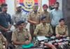 जालंधर पुलिस ने अंतरराष्ट्रीय स्तर के प्रतिबंधित हथियारों की तस्करी से जुड़े पंजाबी YouTuber ‘मणि शौकर’ समेत 3 गिरफ्तार किए, 5 हथियार बरामद