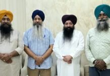 ਗੁਰਦਵਾਰਾ ਪ੍ਰਬੰਧ ਵਿਚ ਆਈ ਗਿਰਾਵਟ ਦੇ ਵਿਰੁੱਧ11 ਤਰੀਕ ਨੂੰ ਵੱਡਾ ਜਥਾ ਸ੍ਰੀ ਅਕਾਲ ਤੱਖਤ ਦੇ ਜਥੇਦਾਰ ਨੂੰ ਮੰਗ ਪੱਤਰ ਦੇਣ ਜਾਵੇਗਾ