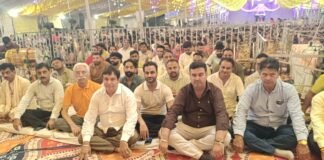 श्रीमद् भागवत कथा का छठा दिन: कंश वध और द्वारिकाधीश-श्री रुक्मिणी विवाह महोत्सव धूमधाम से संपन्न, मथुरा लीला का वर्णन; आज होगा फूल होली महोत्सव