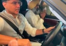 कांग्रेस प्रधान बनने के बाद पहली बार पंजाब पहुंचे परगट सिंह हरिमंदिर साहिब में नतमस्तक हुए, सचिन पायलट ने खुद चलाई कार