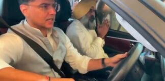 कांग्रेस प्रधान बनने के बाद पहली बार पंजाब पहुंचे परगट सिंह हरिमंदिर साहिब में नतमस्तक हुए, सचिन पायलट ने खुद चलाई कार