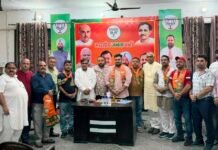 जालंधर नॉर्थ में AAP को बड़ा झटका, भाजपा में घर वापसी का धमाका! सनी दुआ, हसन सोनी, अर्जुन त्रेहन और प्रदीप वासुदेवा ने थामा कमल